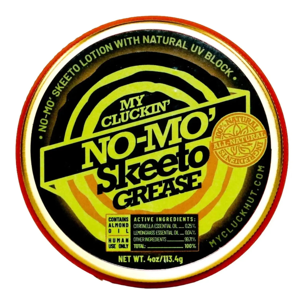 Natural Mosquito Repellent - No-Mo' Skeeto Grease - Plant-based