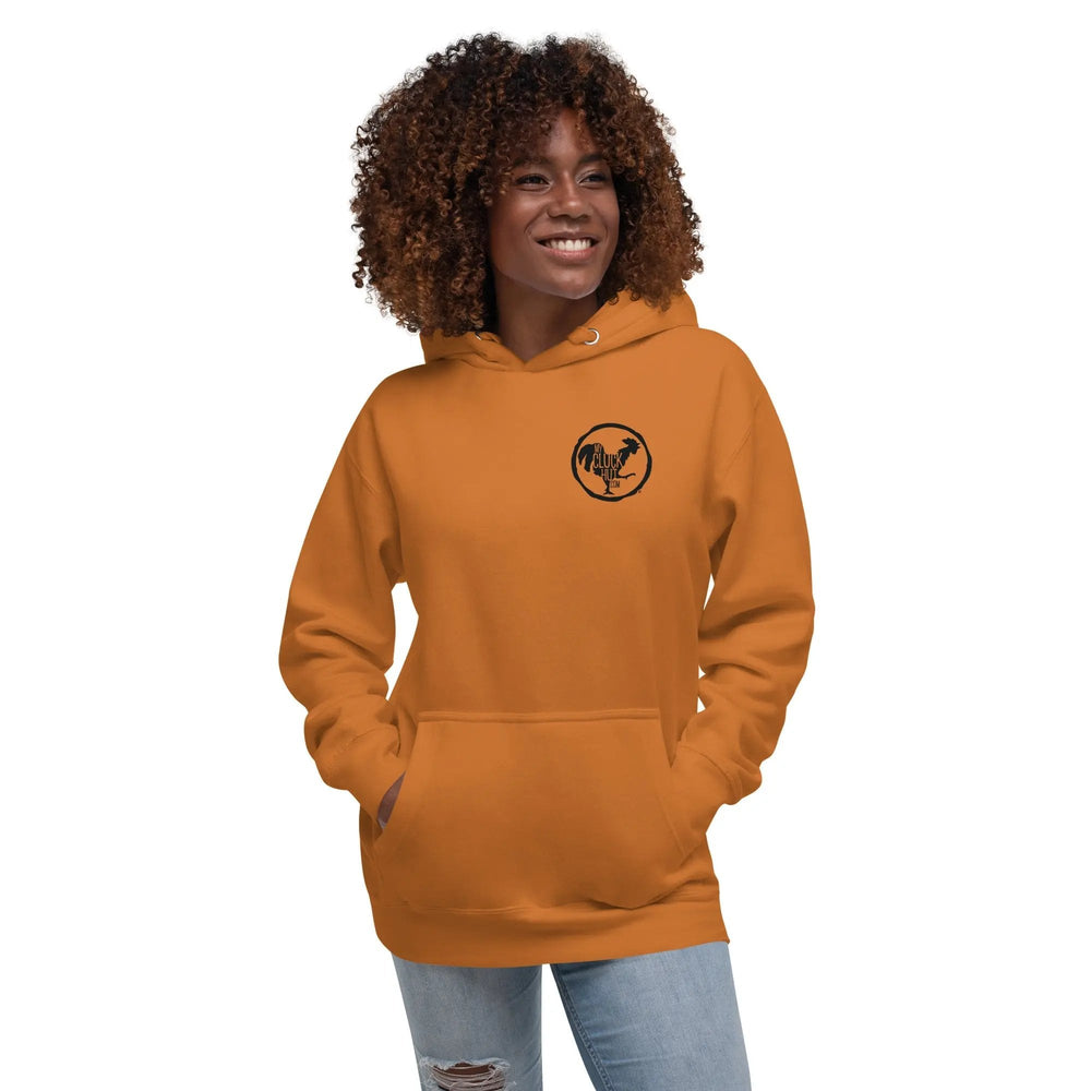 
                  
                    CLUCK AROUND & FIND OUT | all genders hoodie (3rd party fulfillment) - My Cluck Hut
                  
                