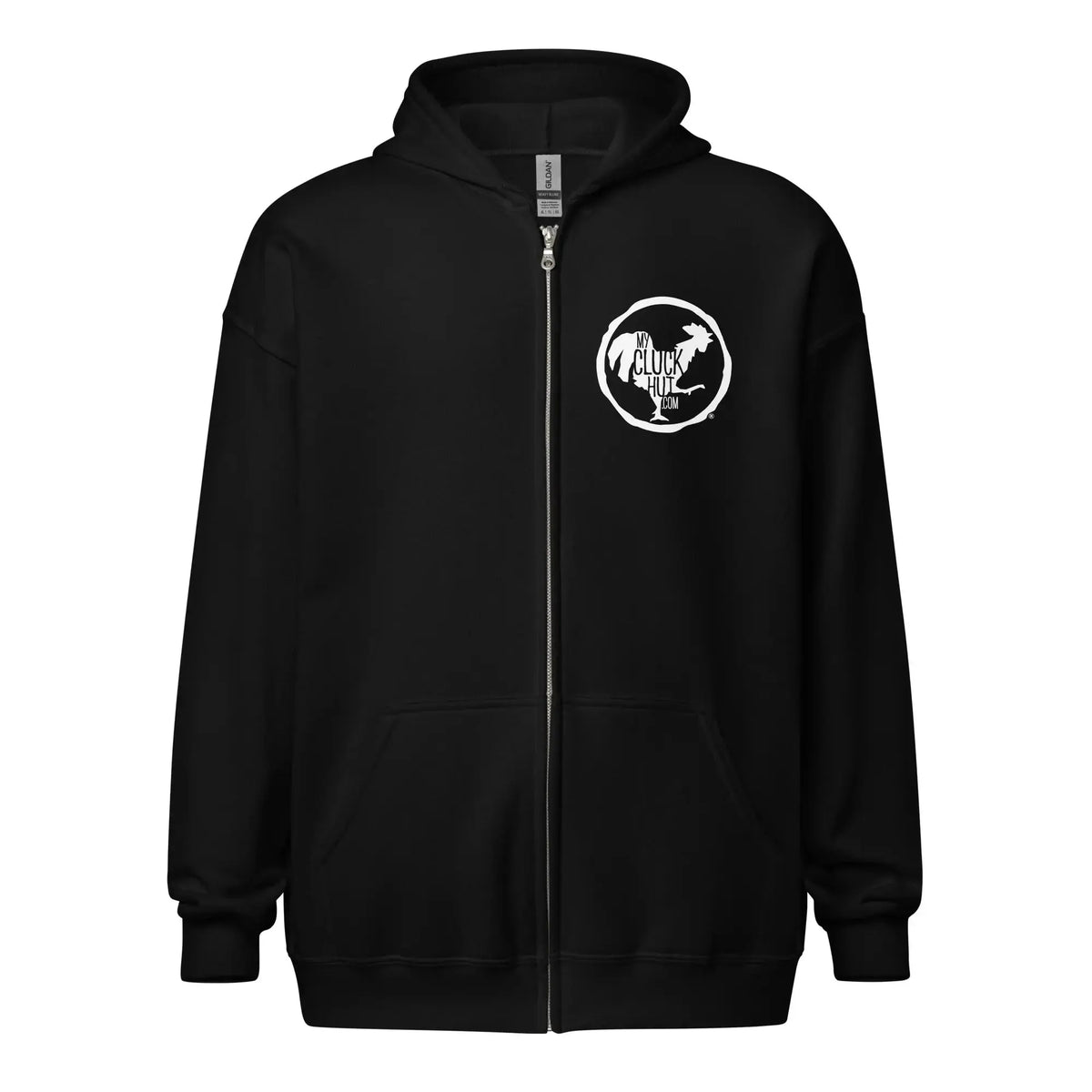 CLUCK AROUND & FIND OUT | all genders zippered hoodie - My Cluck Hut ...