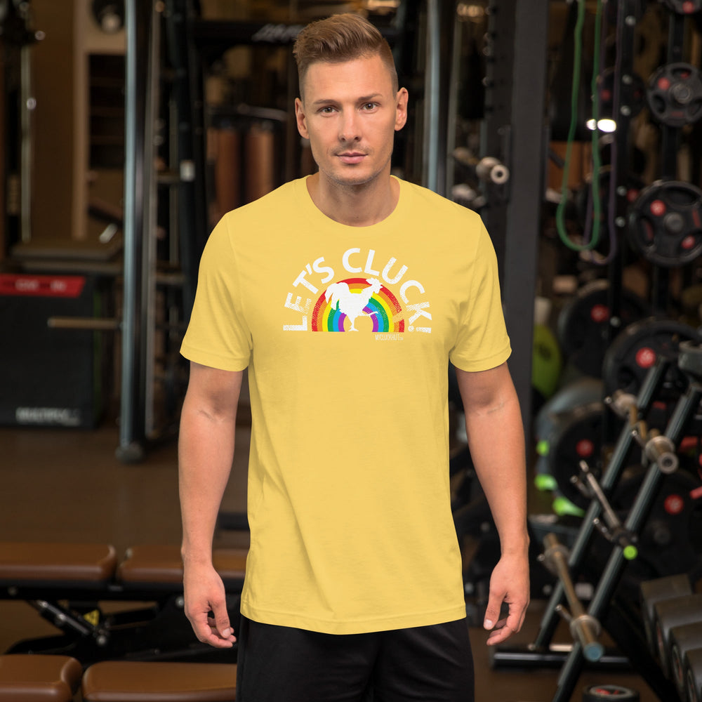 
                  
                    Let's Cluck! | Unisex t-shirt - My Cluck Hut
                  
                