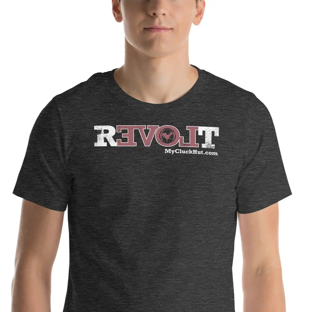 T-shirt Café Revolution Club – Manches Courtes – Coupe Classique – Coton Léger