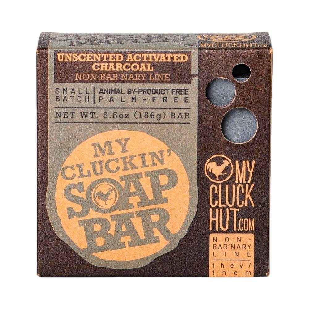 Unscented Activated Charcoal | My Cluckin' Soap Bar - My Cluck Hut
