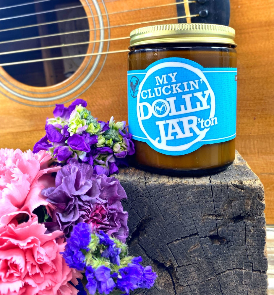 
                  
                    Dolly Jar’ton | My Cluckin' Candle Jar | Dolly Parton’s Imagination Library - My Cluck Hut
                  
                